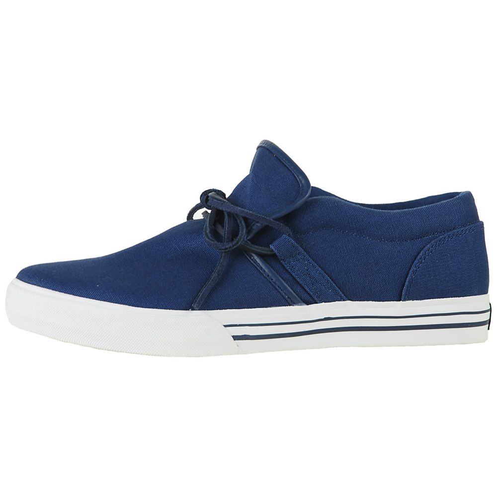 Baskets Basses Supra Cuban Bleu Marine Navy Canvas Homme | UNH-23409656